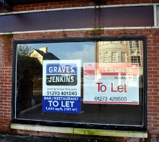 Empty restaurant, Crawley