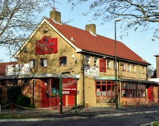 Black Dog pub and Thai Star restaurant, Crawley