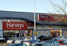 Exterior of Harvey's, County Oak Retail Park