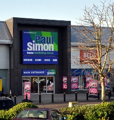 Exterior of Paul Simon, County Oak Retail Park