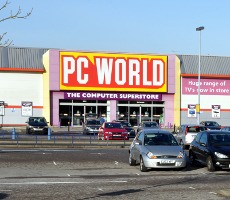 Exterior of PC World, County Oak Retail Park