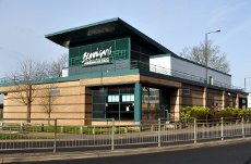 Exterior of Brannigan's, Crawley