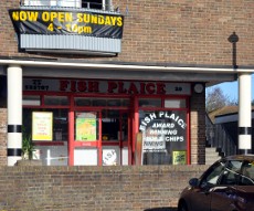 Fish Plaice, Tilgate, Crawley