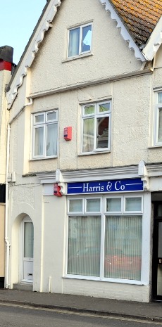 Exterior of Harris and Co., Crawley