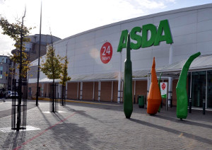 Asda supermarket in Crawley town centre