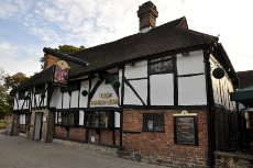 Exterior of Old Punch Bowl pub, Crawley