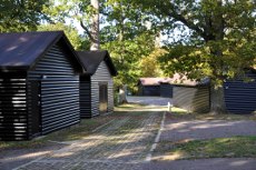 Huts in Tilgate Forest Recreation Centre