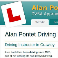 Alan Pontet driving tuition home page