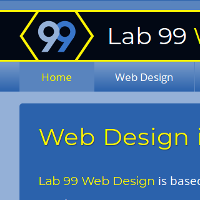 Lab 99 Web Design home page