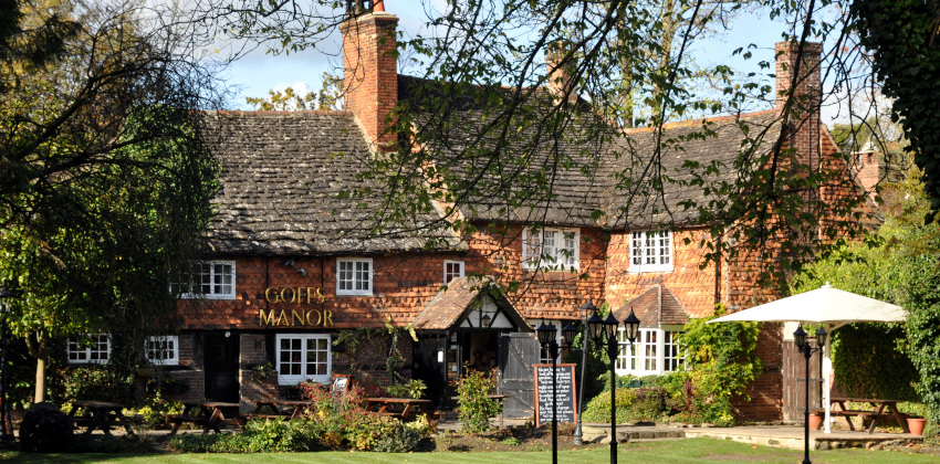old building labelled Goffs Manor