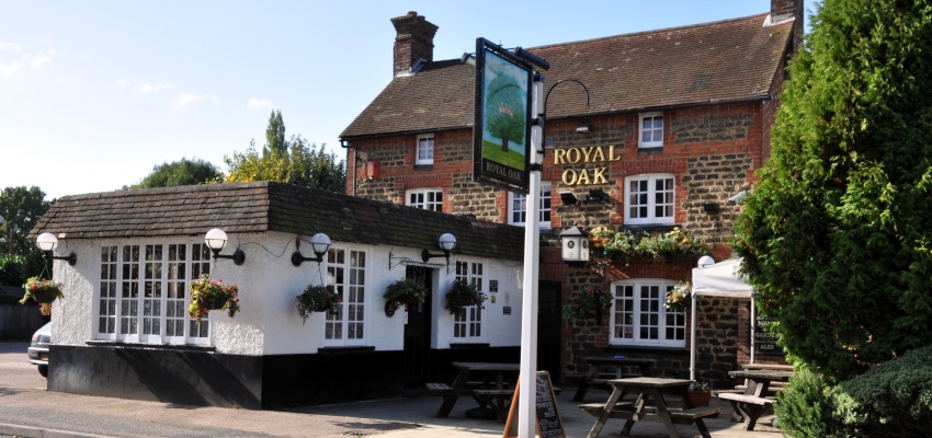 building labelled Royal Oak
